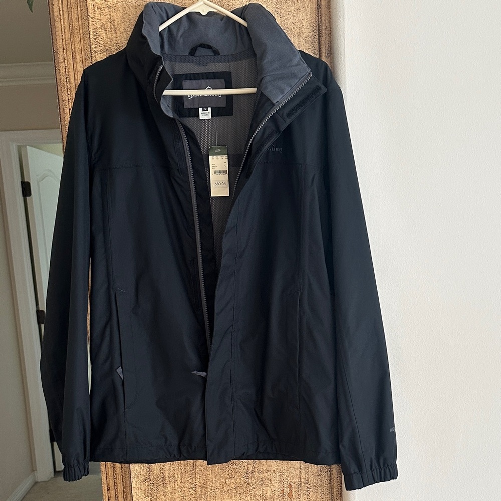 New Eddie Bauer Black Weather Edge Jacket Men’s Small
